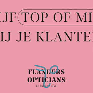 20% korting op automatische klantopvolging bij Flanders Opticians